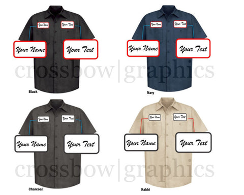 Dickies Customized Industrial Work Shirt LS535 – Crossbow Graphics
